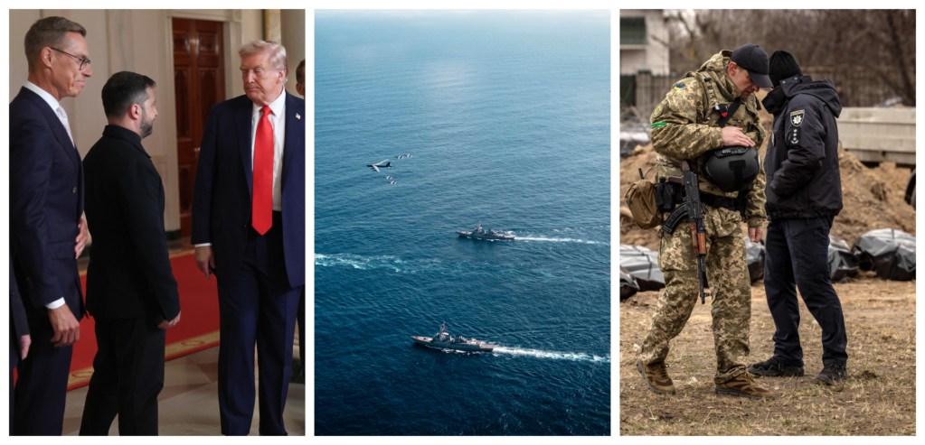 A collage of recent featured images from Just Security articles.