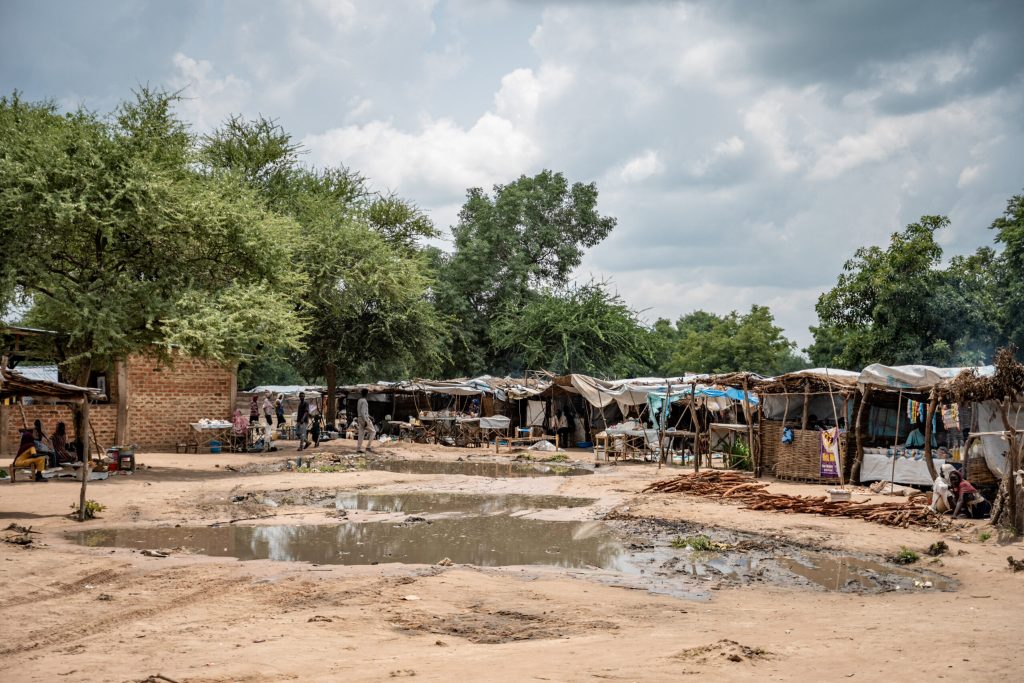 Picture of a refugee camp in Sudan