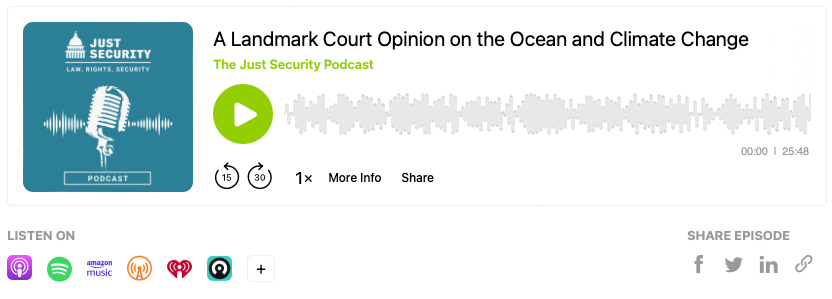 The episode title appears with sound waves behind it.